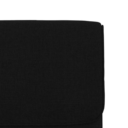 Sedia Lounge Nera 55x64x80 cm in Tessuto