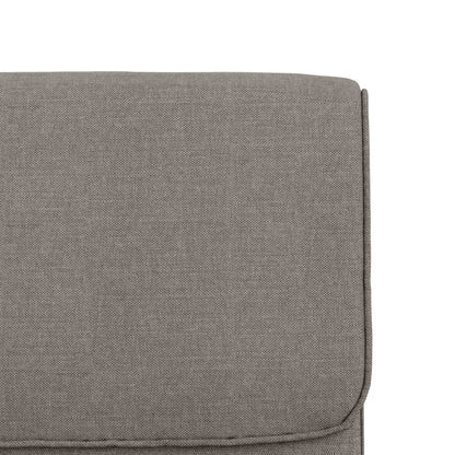 Sedia Lounge Tortora 55x64x80 cm in Tessuto