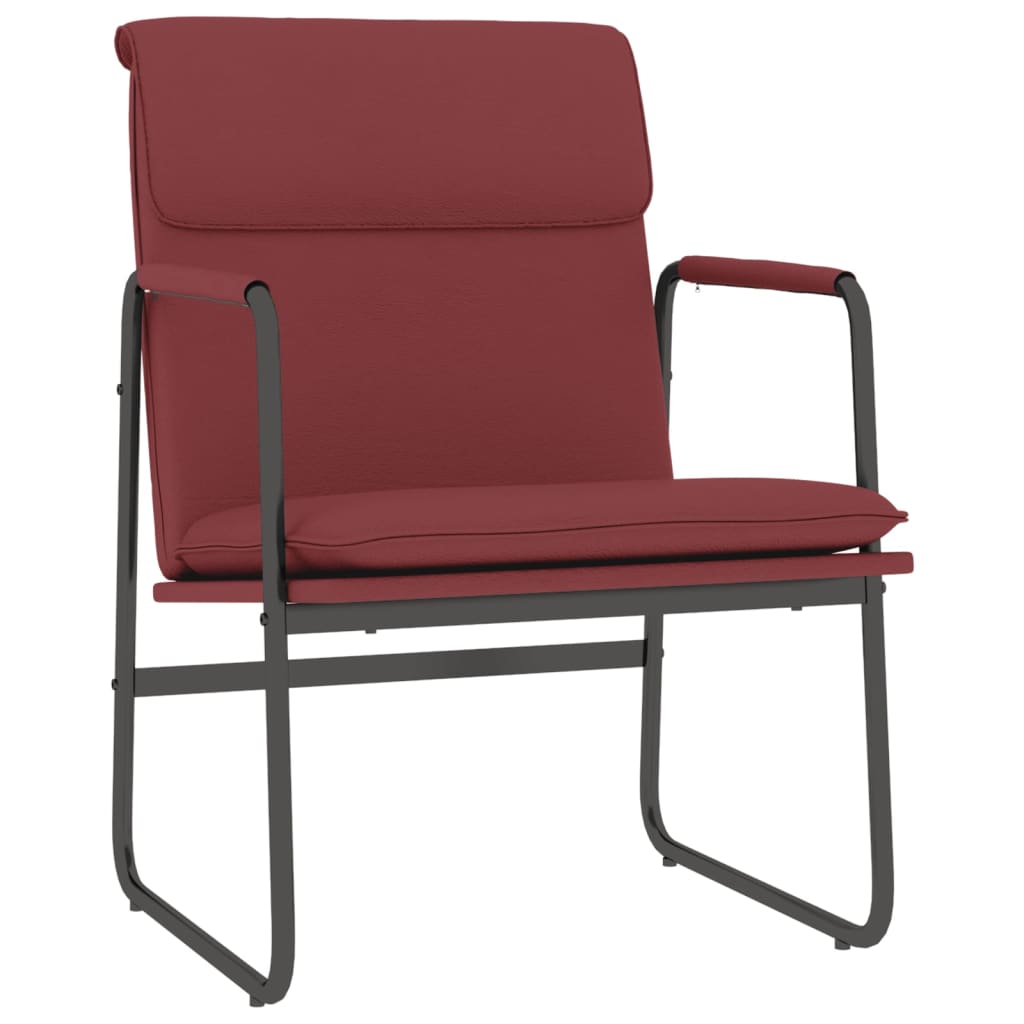 Sedia Lounge Rosso Vino