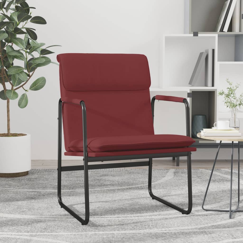 Sedia Lounge Rosso Vino