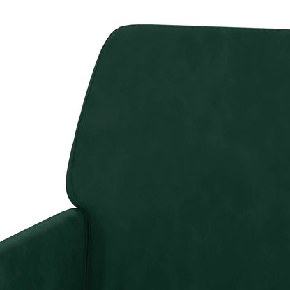 Poltrona Verde Scuro 62x79x79 cm Velluto