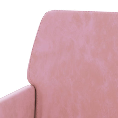 Poltrona Rosa 62x79x79 cm Velluto