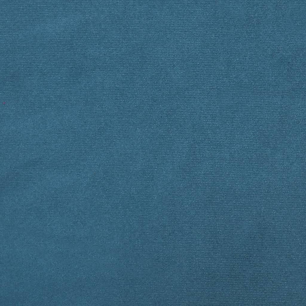 Poltrona Blu 62x79x79 cm Velluto - homemem39