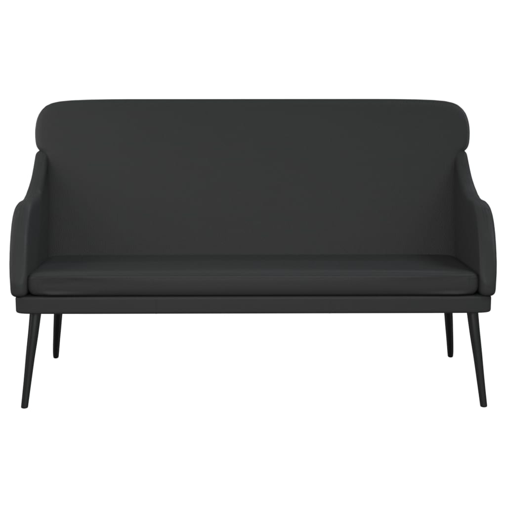 Panca Nera 110x76x80 cm in Similpelle - homemem39