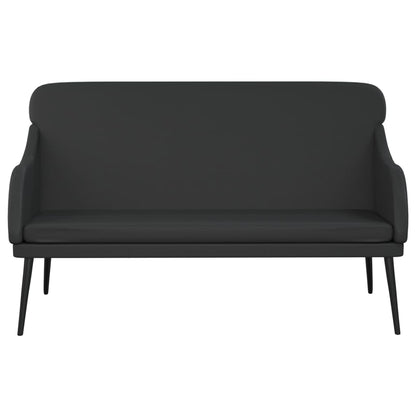 Panca Nera 110x76x80 cm in Similpelle - homemem39