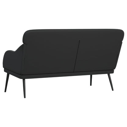 Panca Nera 110x76x80 cm in Similpelle