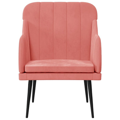 Poltrona Rosa 63x76x80 cm Velluto