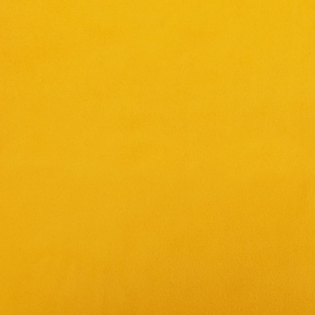 Poltrona Gialla 63x76x80 cm Velluto