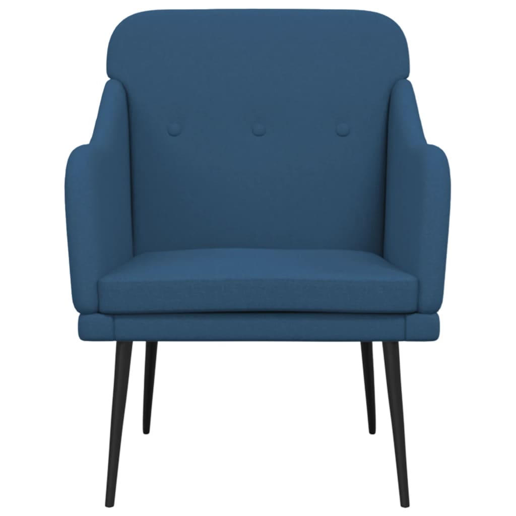 Poltrona Blu 63x76x80 cm in Tessuto