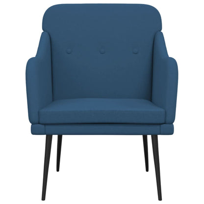 Poltrona Blu 63x76x80 cm in Tessuto