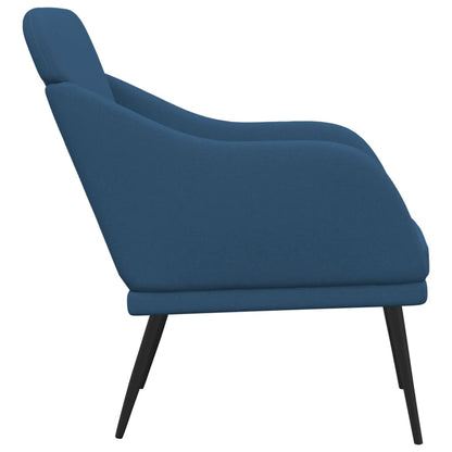 Poltrona Blu 63x76x80 cm in Tessuto