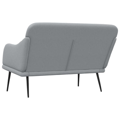 Panca Grigio Chiaro 110x76x80 cm in Tessuto