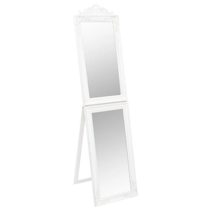 Specchio Autoportante Bianco 40x160 cm | homemem39