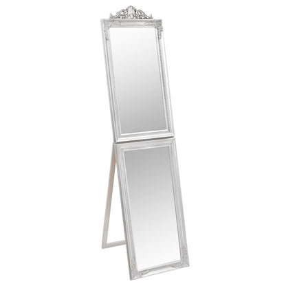 Specchio Autoportante Argento 45x180 cm | homemem39