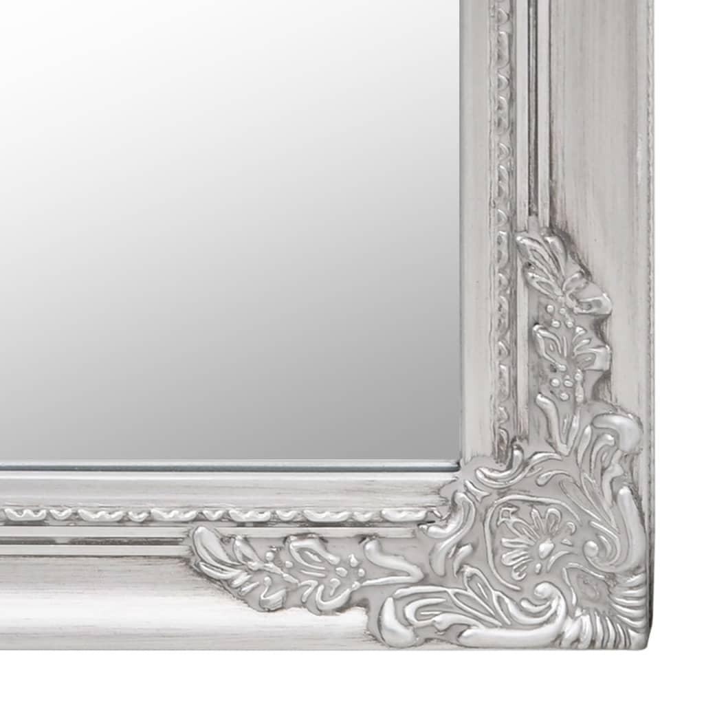 Specchio Autoportante Argento 45x180 cm | homemem39