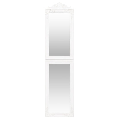 Specchio Autoportante Bianco 50x200 cm | homemem39