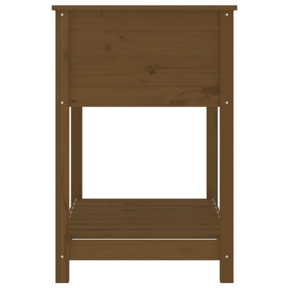 Fioriera con Mensola Ambra 82,5x54x81 cm in Legno Massello Pino | homemem39