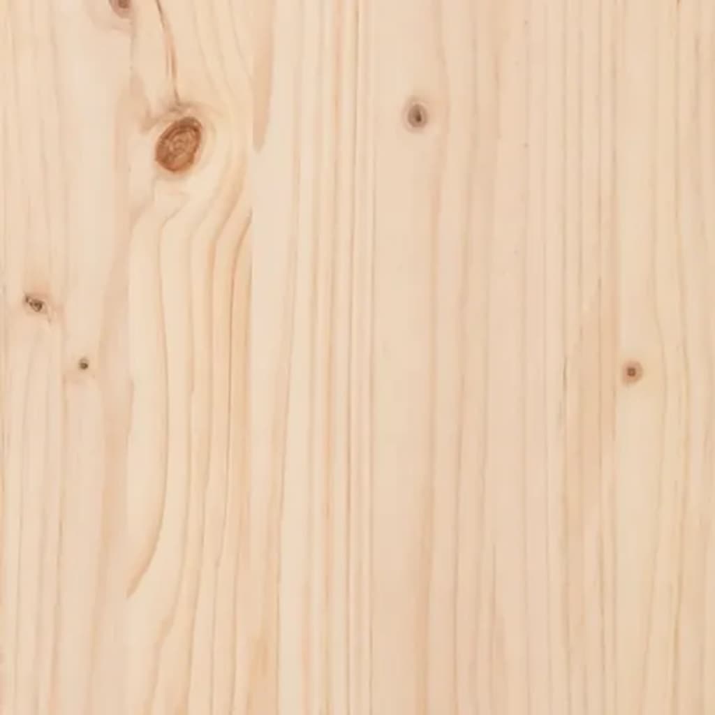 Fioriera con Mensola 82,5x82,5x81 cm in Legno Massello di Pino | homemem39