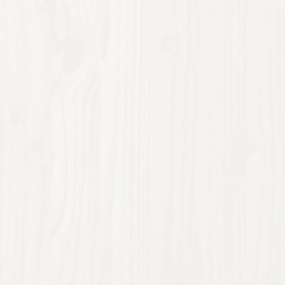 Compostiera Bianca 63,5x63,5x77,5 cm in Legno Massello di Pino - homemem39