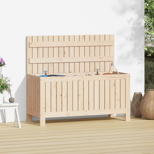 Contenitore da Giardino 108x42,5x54 cm Legno Massello di Pino - homemem39