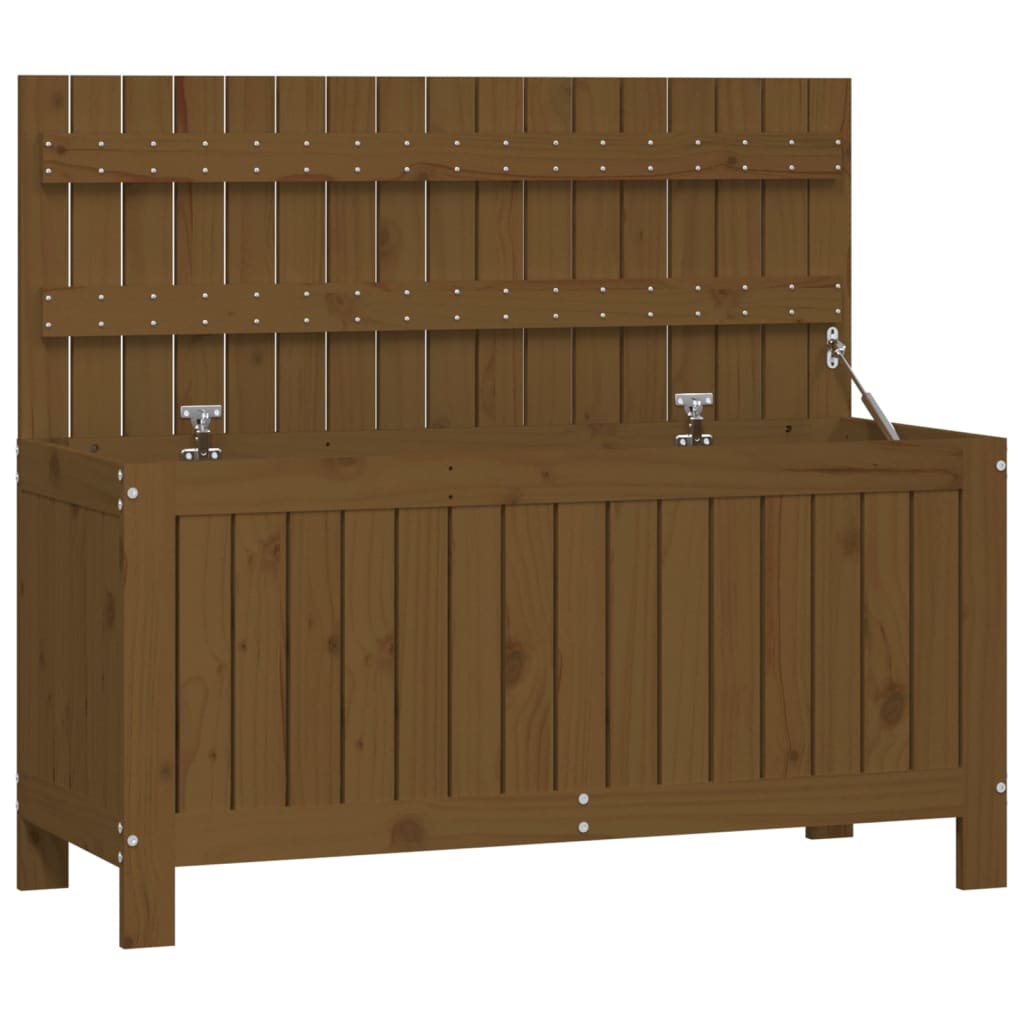 Contenitore da Giardino Ambra 108x42,5x54cm Legno Massello Pino - homemem39