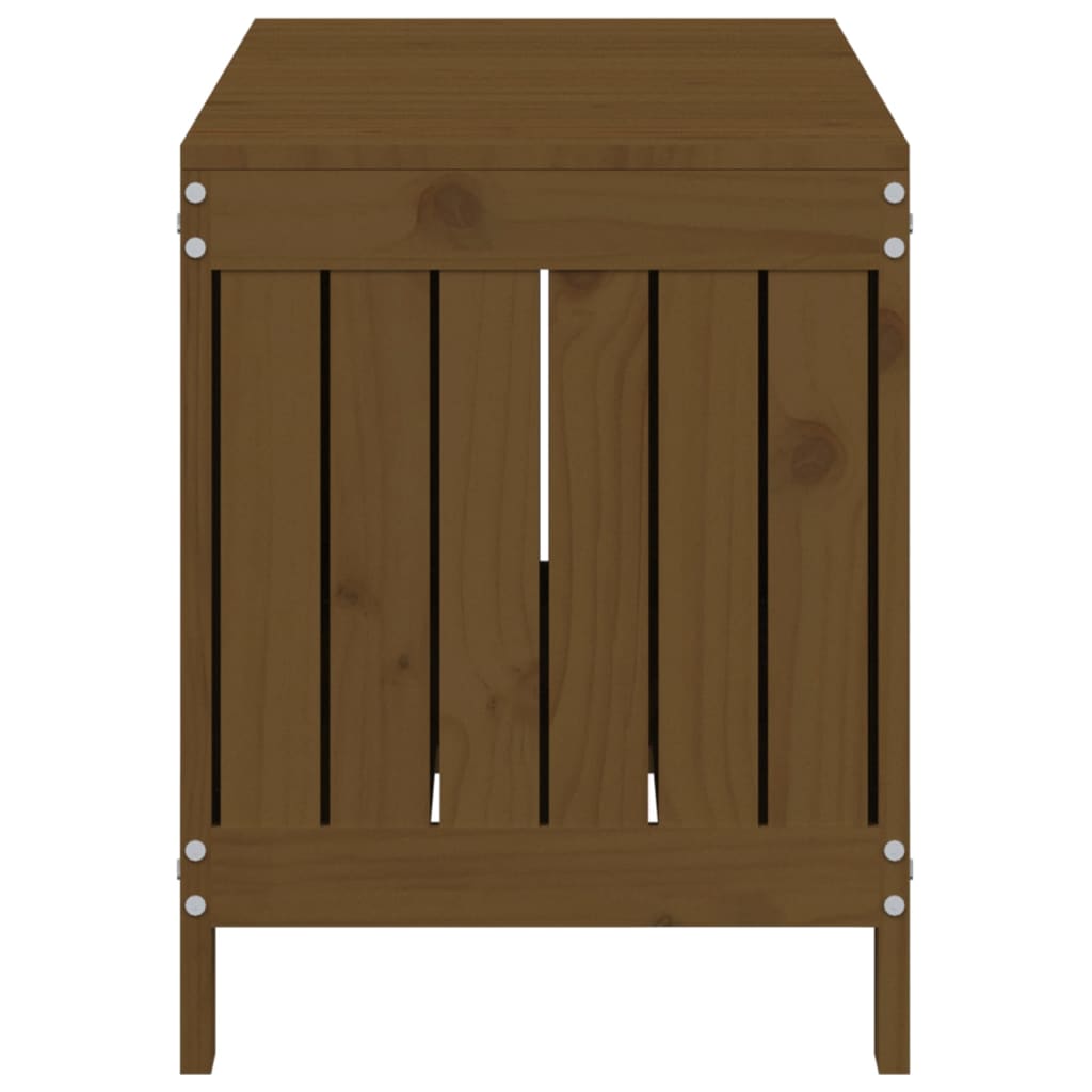 Contenitore da Giardino Ambra 108x42,5x54cm Legno Massello Pino - homemem39
