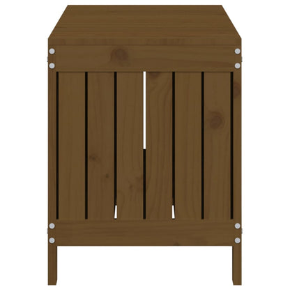 Contenitore da Giardino Ambra 108x42,5x54cm Legno Massello Pino - homemem39
