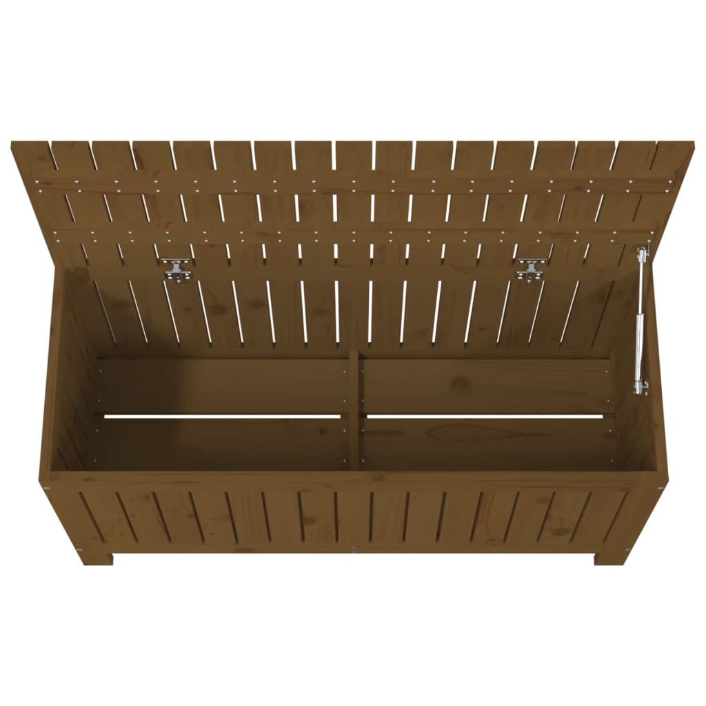 Contenitore da Giardino Ambra 108x42,5x54cm Legno Massello Pino - homemem39