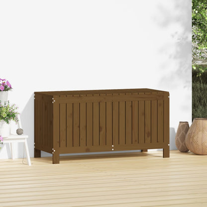 Contenitore da Giardino Ambra 115x49x60 cm Legno Massello Pino