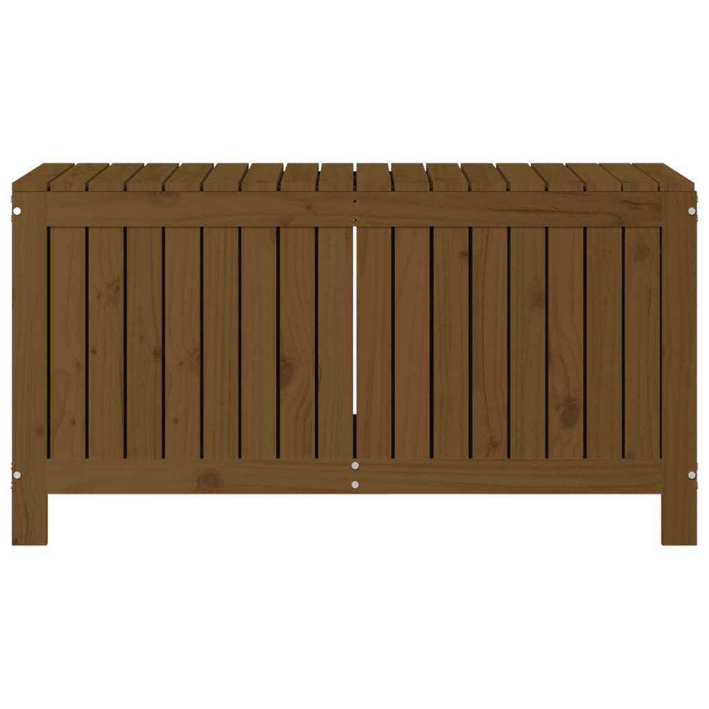 Contenitore da Giardino Ambra 115x49x60 cm Legno Massello Pino