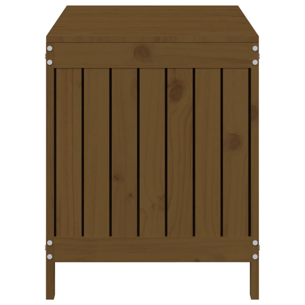 Contenitore da Giardino Ambra 115x49x60 cm Legno Massello Pino - homemem39