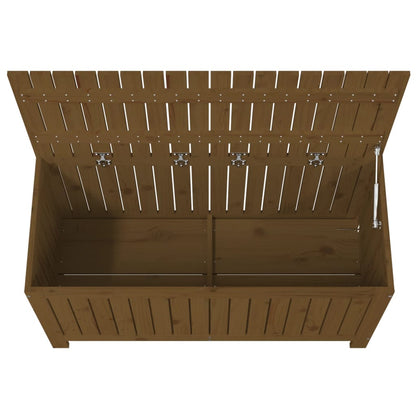 Contenitore da Giardino Ambra 115x49x60 cm Legno Massello Pino
