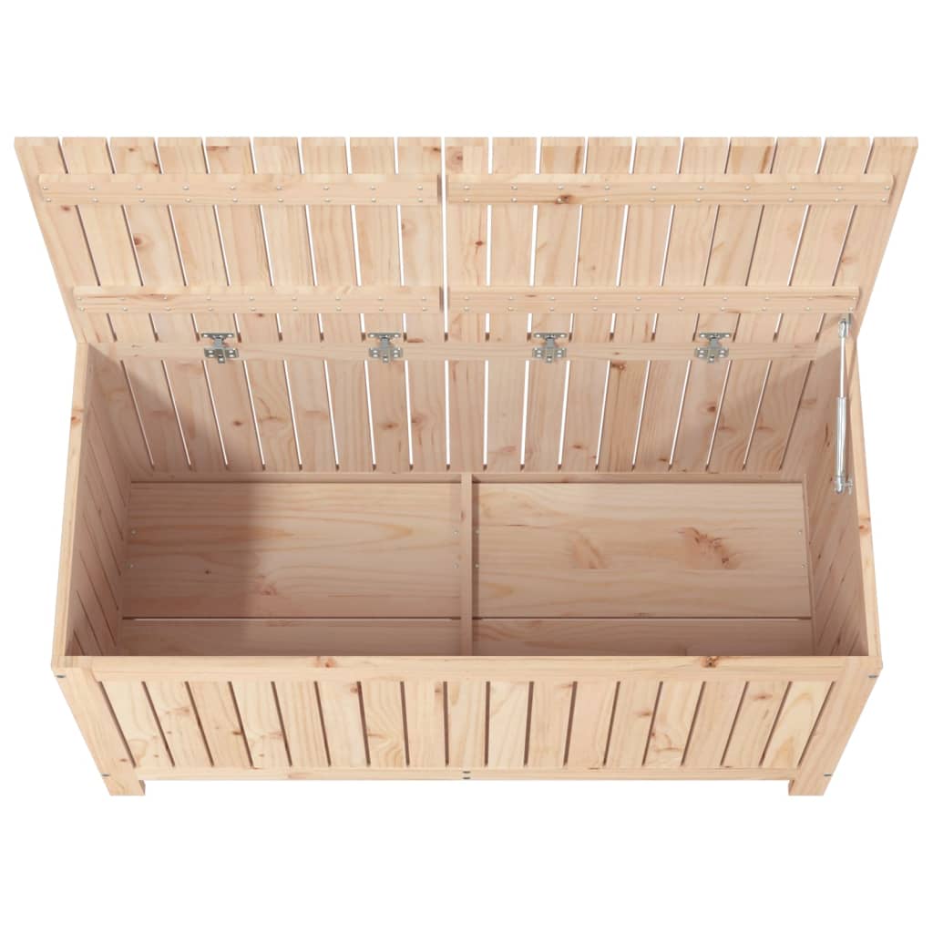 Contenitore da Giardino 121x55x64 cm in Legno Massello di Pino | homemem39