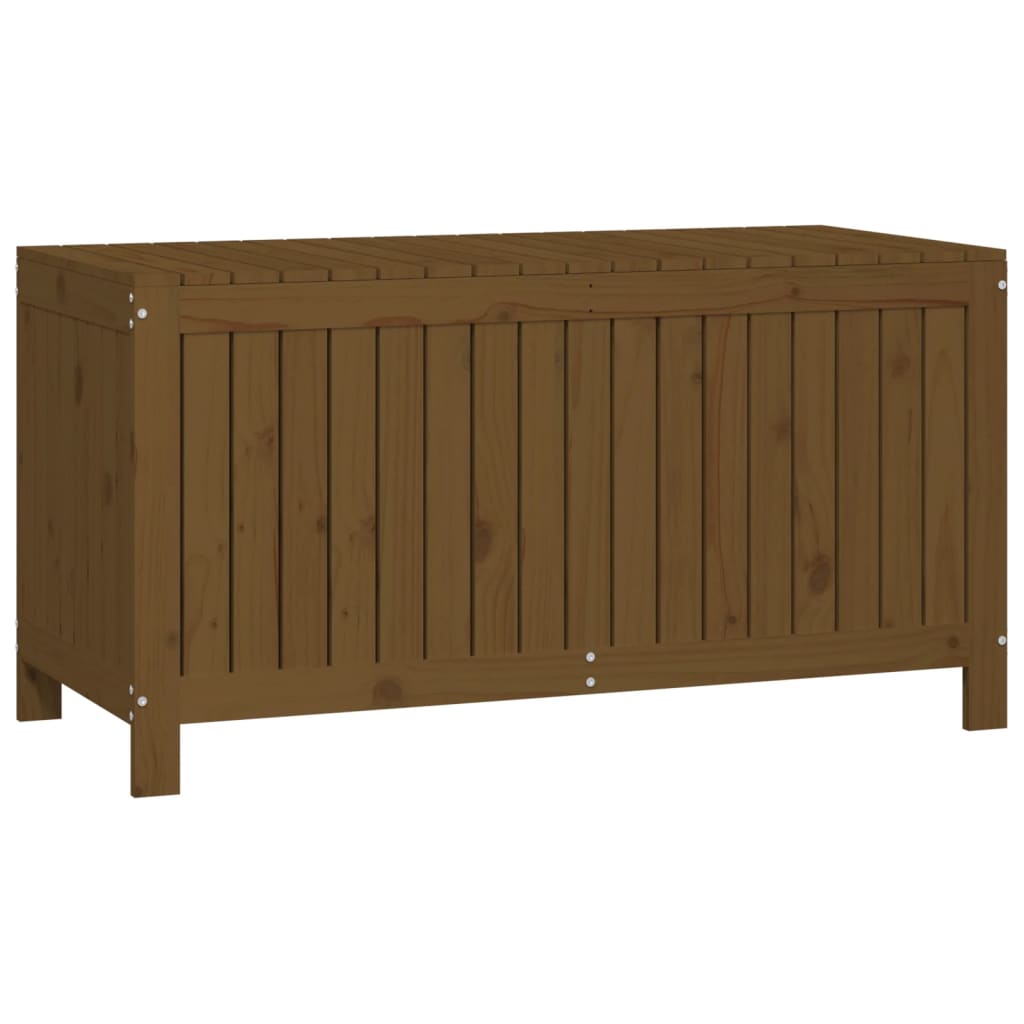 Contenitore da Giardino Ambra 121x55x64 cm Legno Massello Pino - homemem39