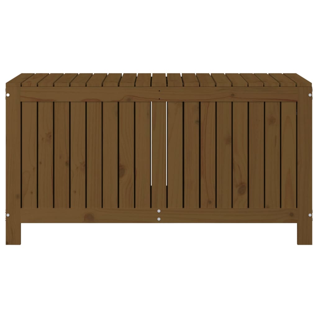 Contenitore da Giardino Ambra 121x55x64 cm Legno Massello Pino