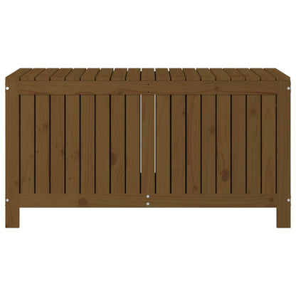 Contenitore da Giardino Ambra 121x55x64 cm Legno Massello Pino