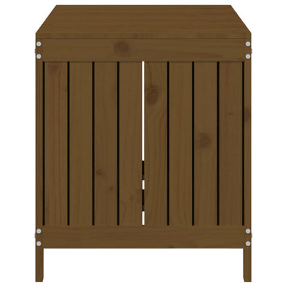 Contenitore da Giardino Ambra 121x55x64 cm Legno Massello Pino