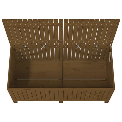 Contenitore da Giardino Ambra 147x68x64 cm Legno Massello Pino - homemem39