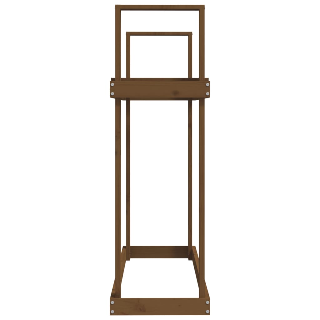 Portalegna Ambra 110x35x108,5 cm in Legno Massello di Pino