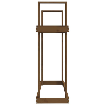 Portalegna Ambra 110x35x108,5 cm in Legno Massello di Pino