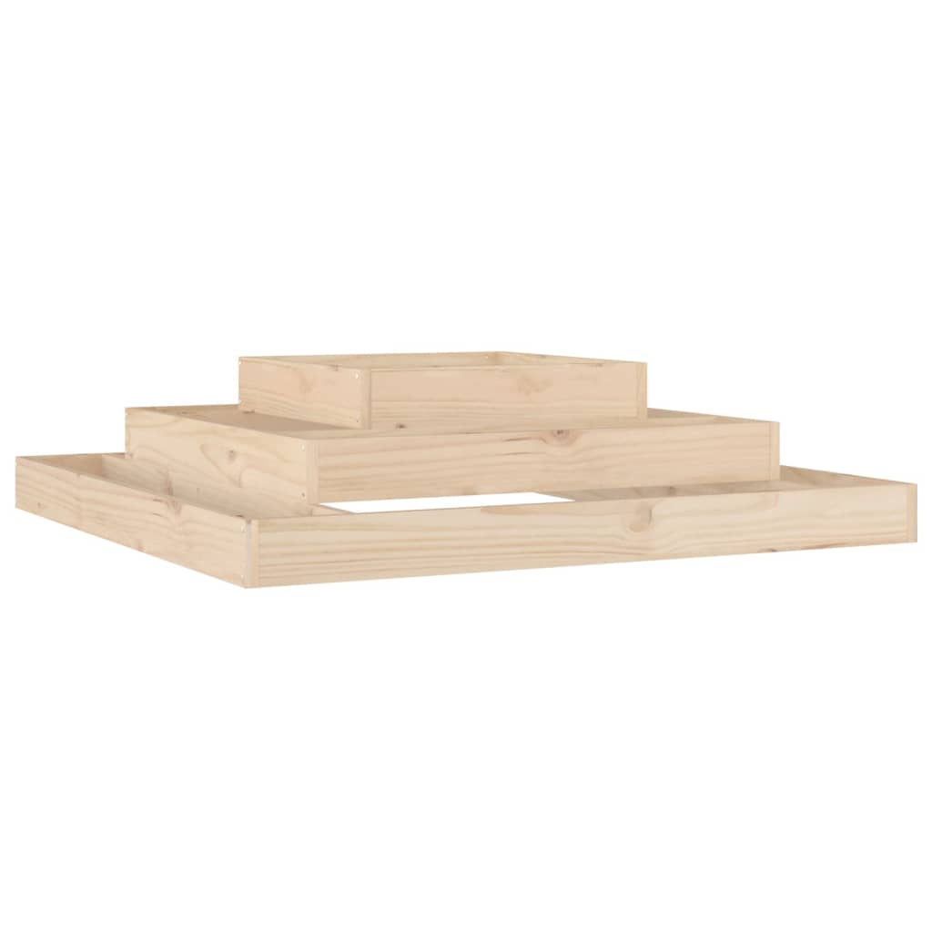 Fioriera 110x110x27 cm in Legno Massello di Pino | homemem39