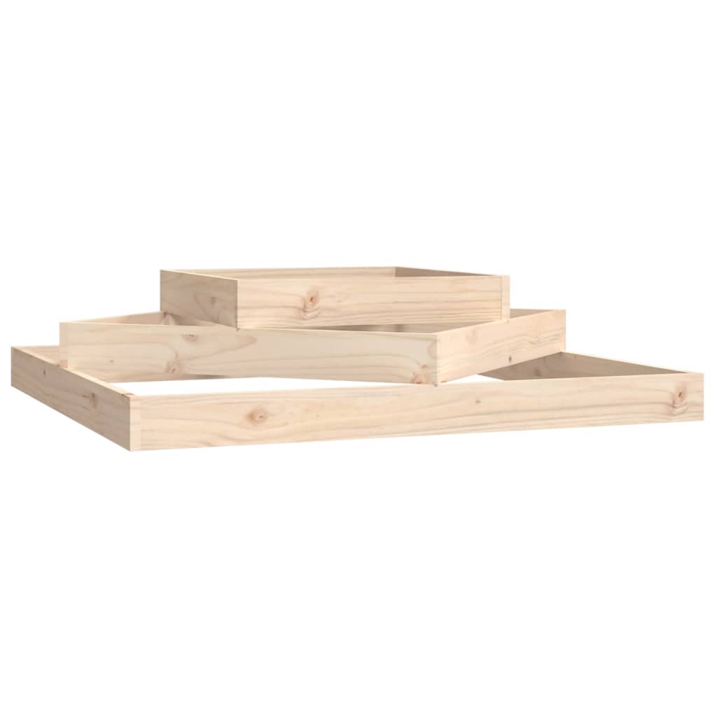 Fioriera 112x112x27 cm in Legno Massello di Pino