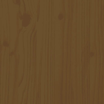 Fioriera Marrone Ambra 112x25x66 cm in Legno Massello di Pino | homemem39