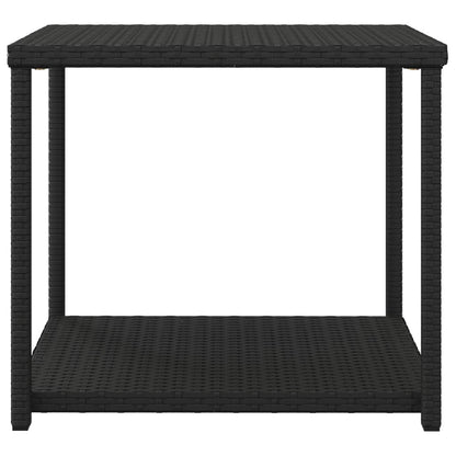 Tavolino Nero 55x45x49 cm in Polyrattan | homemem39