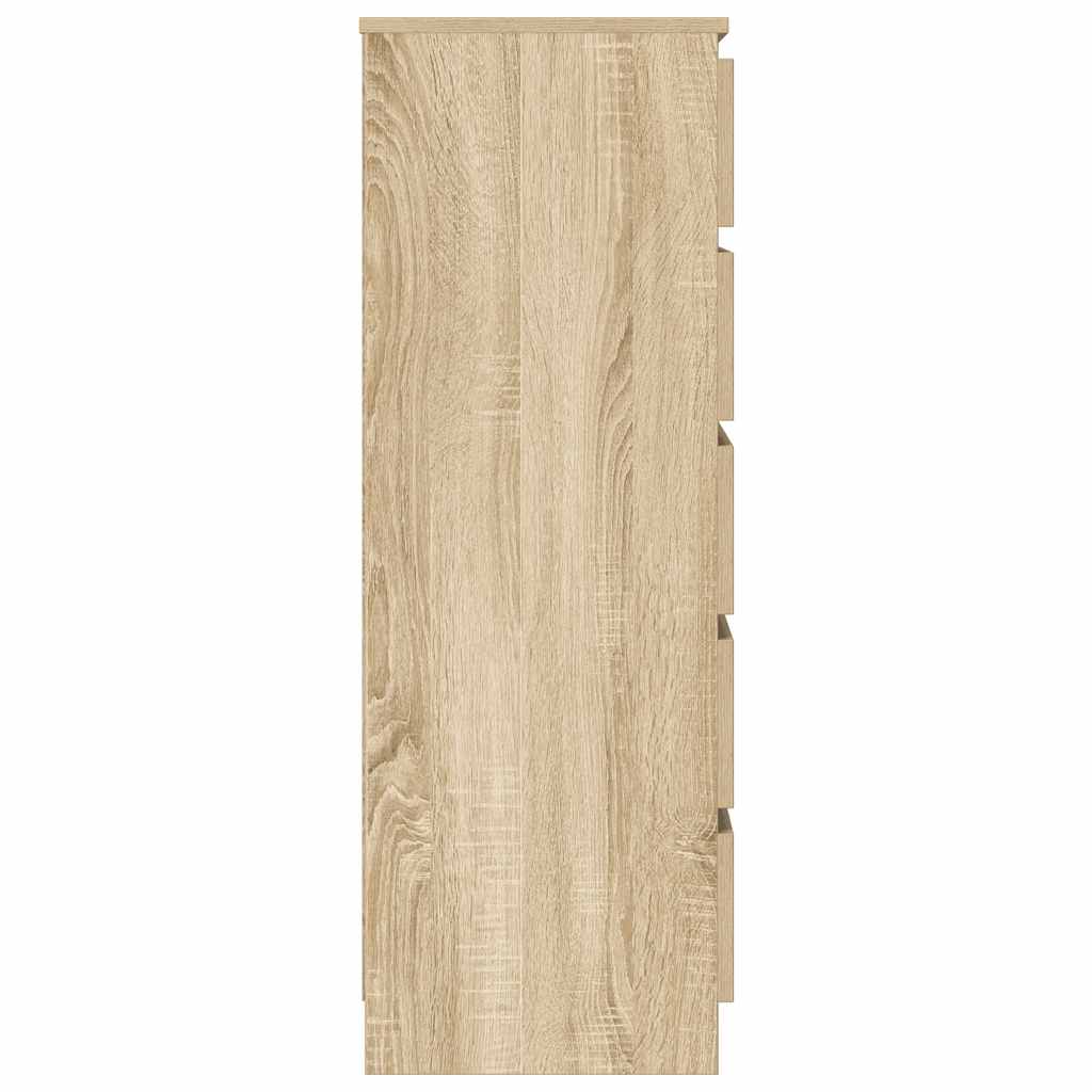 Cassettiera Rovere Sonoma 60x36x103 cm in Legno Multistrato - homemem39