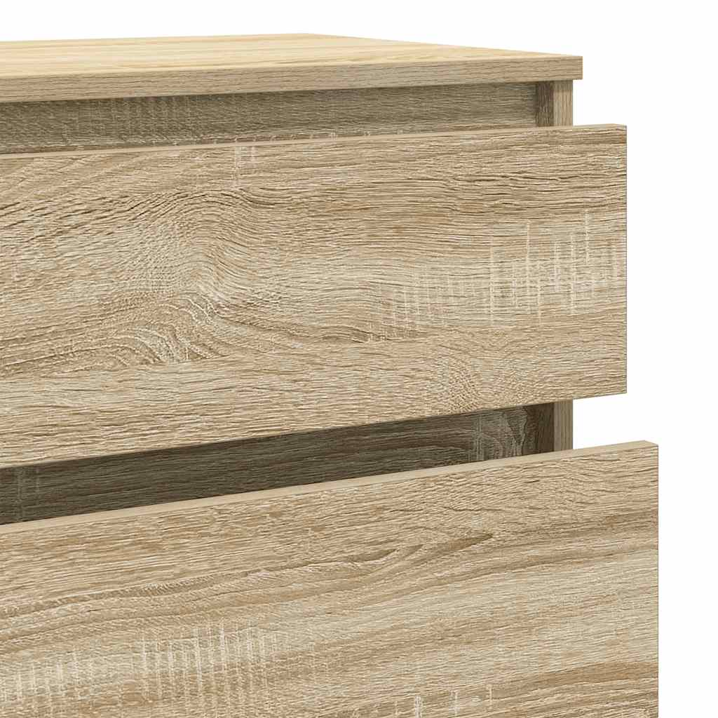 Cassettiera Rovere Sonoma 60x36x103 cm in Legno Multistrato - homemem39