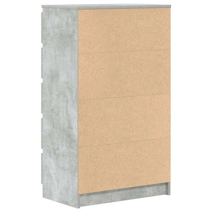 Cassettiera Grigio Cemento 60x36x103 cm in Legno Multistrato - homemem39