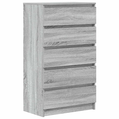 Cassettiera Grigio Sonoma 60x36x103 cm in Legno Multistrato - homemem39