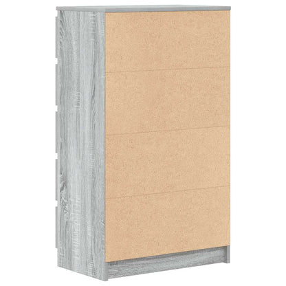 Cassettiera Grigio Sonoma 60x36x103 cm in Legno Multistrato - homemem39