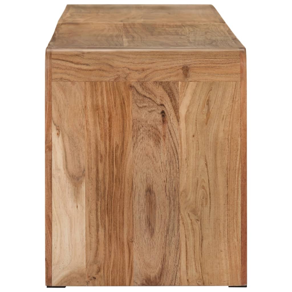 Panca 160x38x45 cm in Legno Massello di Acacia - homemem39